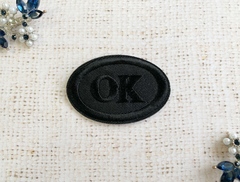 Термоаппликация, р. 6,2х4,2 см, чёрный