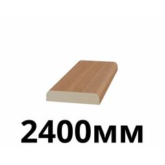 Притворная планка 30х6х2400мм экошпон Ясень темный