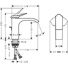 Hansgrohe Vivenis 75020700 Смеситель для раковины (белый матовый)