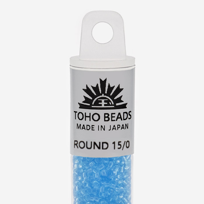 Японский бисер TOHO Round 15/0 (№3), прозрачный