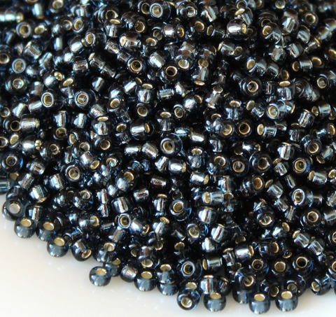 8/0 RR-2426 Бисер круглый Миюки /Miyuki round 8/0 Silverlined Montana