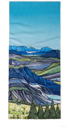 Картинка бандана-труба Buff CoolNet Glacier - 3