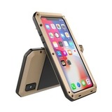 Чехол бронированный Taktik Extreme для iPhone X, Xs (Золотой)