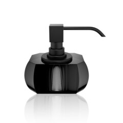 Decor Walther 0933594 Decor Walther Kristall SSP Дозатор для мыла, настольный, хрустальное стекло, цвет: антрацит / черный матовый фото