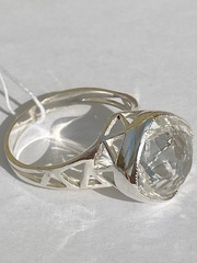 Горный хрусталь 510  (кольцо из серебра)