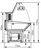 фото 2 Холодильная витрина Марихолодмаш Нова ВХС-1,0 на profcook.ru