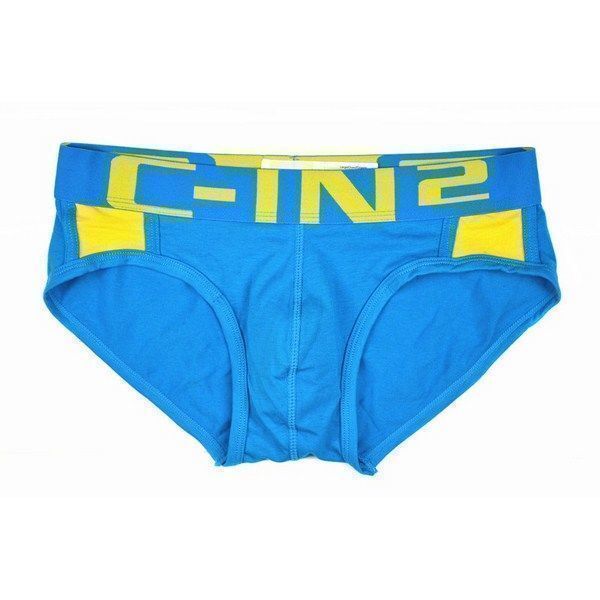 Мужские трусы слипы С-IN 2 Pop Colors Blue Brief
