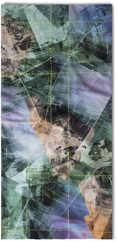 Картинка бандана-труба Buff CoolNet Campast Green - 2