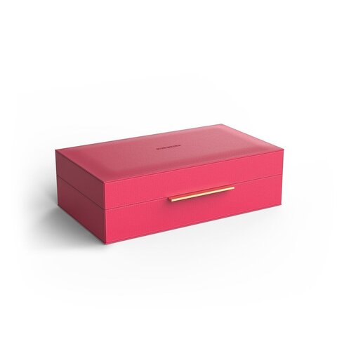 Decor Walther 0939897 Decor Walther  BROWNIE BOX L -  универсальная коробка 30х18хh9,5 см, искусственная кожа,, цвет пурпурный