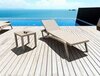Шезлонг-лежак пластиковый Siesta Contract Pacific, бежевый