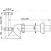 Сифон для раковины Alcaplast A45F-DN40