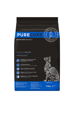 купить PureLuxe Elite Nutrition for finicky cats with chicken сухой корм для привередливых кошек всех пород c курицей