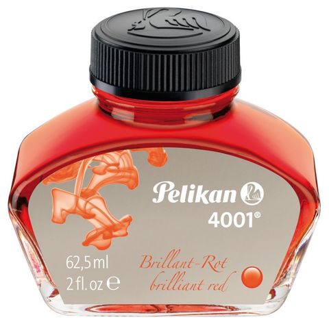 Флакон с чернилами Pelikan Ink 4001 76 Brilliant Red, 62.5 ml (329169)