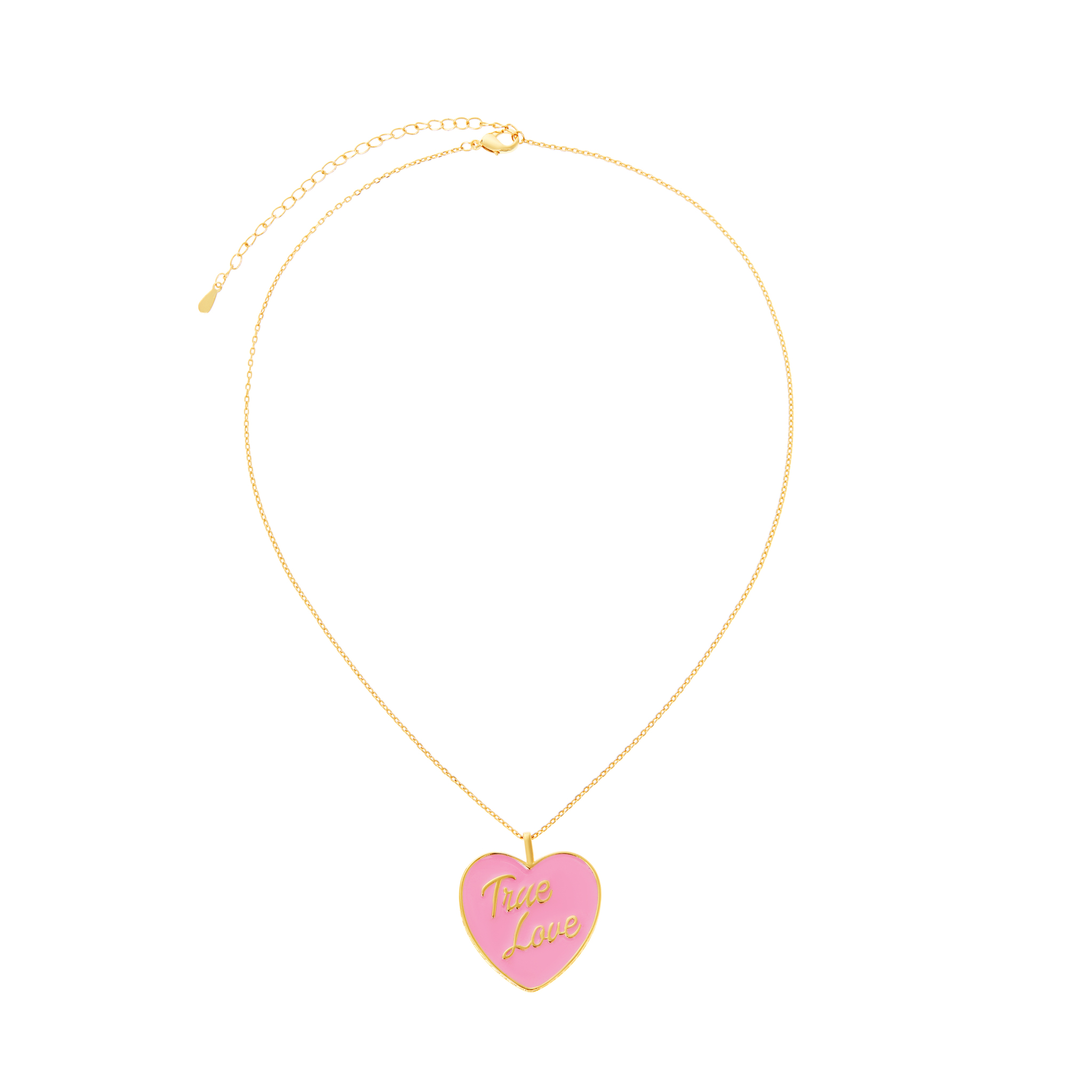 Колье True Love Necklace – Pink купить онлайн по цене 8800 ₽ |  Интернет-магазин VIVA LA VIKA