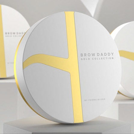 Сет для татуажа бровей "The Brow Daddy Gold Collection" от Permablend