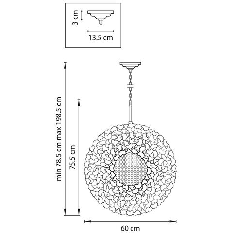 Подвесной светильник Verona Lightstar 727081