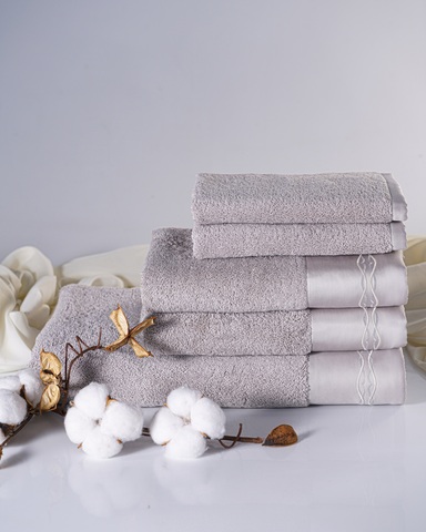 Набор полотенец 3шт Claire Batiste Atelier Loire серый