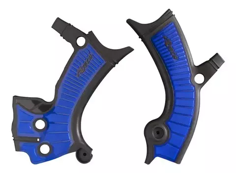 Защита рамы YZ250F/WR450F 19-22 # YZ450F 18-22 # WR250F 20-22 черно-синяя