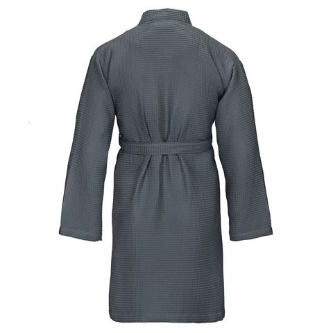 Халат вафельный Vossen Rom flanell 740 серый
