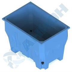 Изотермический контейнер 480 л Анион 480 л.(1210x800x800см;синий) - арт.559521