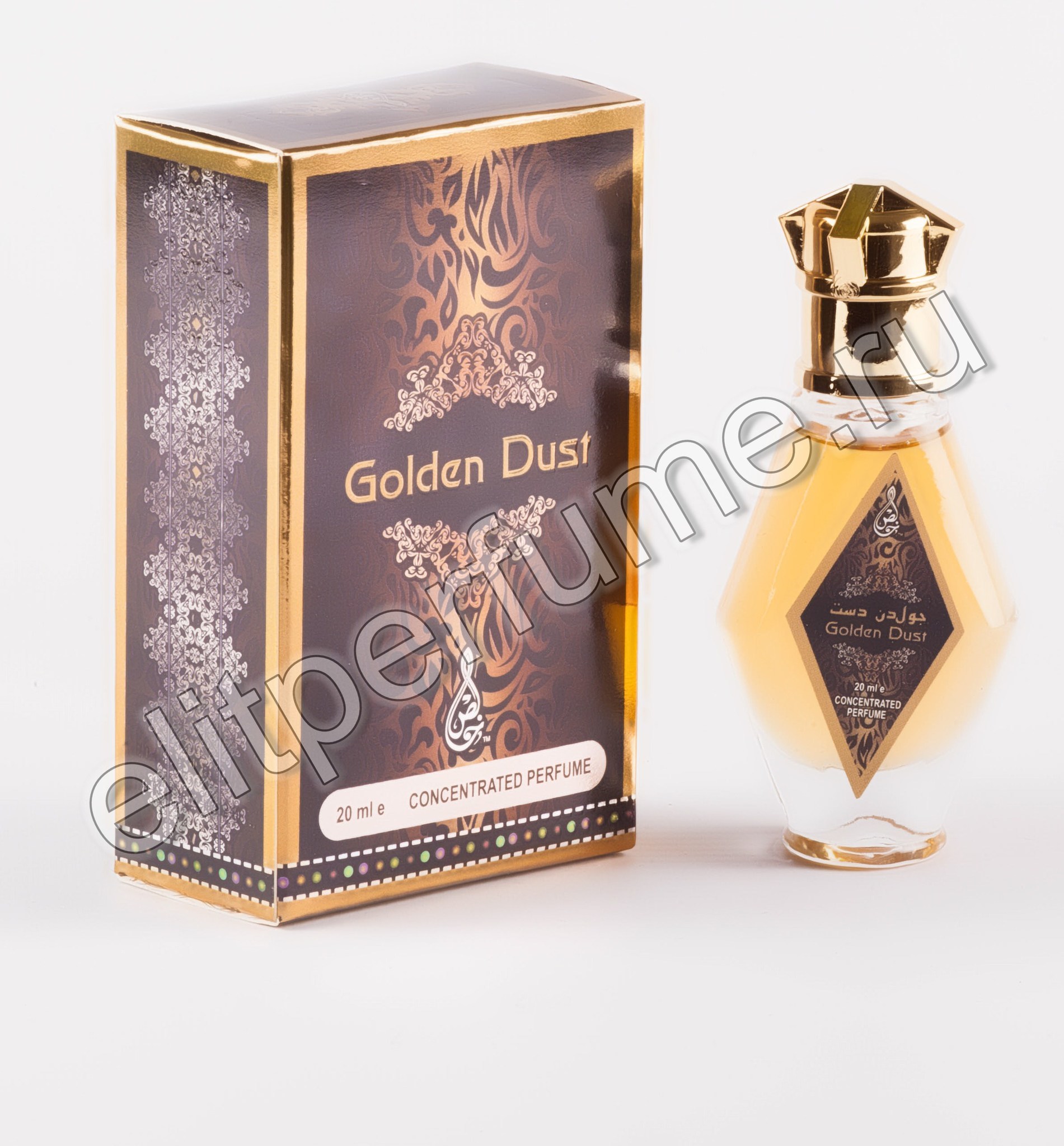 Пробник для Golden dust Голден даст 1 мл арабские масляные духи от Халис Khalis Perfumes