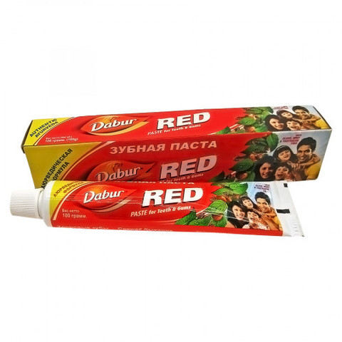 Зубная паста аюрвед Red Dabur Ред Индия 100г