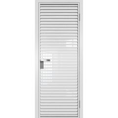 Алюминиевая дверь 12AG вайт остеклённая