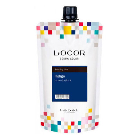 Lebel Locor Serum Color Indigo - Оттеночный краситель-уход Индиго