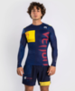 Рашгард Venum Sport 05 Blue/Yellow L/S