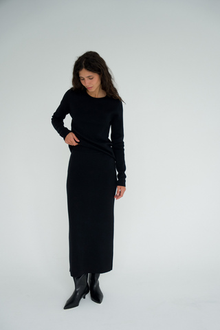 Юбка Сирена из мериносовой шерсти 100%