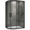 Abber Schwarzer Diamant AG01190B Душевой уголок, 100x90x195, цвет: чёрный