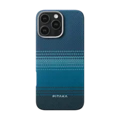 Чехол Pitaka Tactile Woven case для iPhone 16 Pro - Moonrise (KI1601MO)
