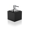 Decor Walther 0937760 Decor Walther BROWNIE SSP Дозатор для мыла  - Искусственная кожа черного цвета / с фарфор