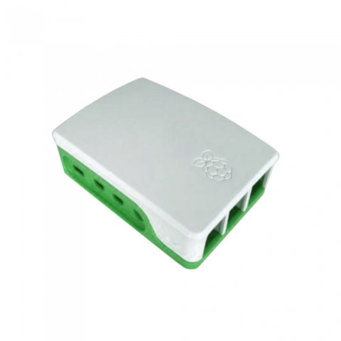 RA601   Корпус ACD  White+Green ABS Case for Raspberry 4B