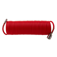 MATRIX Шланг спиральный воздушный 10м с быстросъемными соединениями