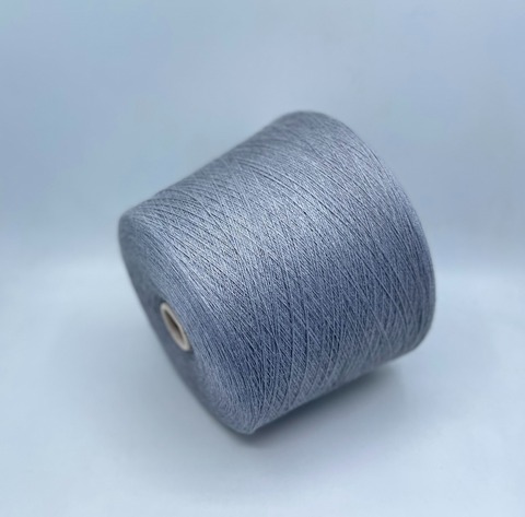 Бобинная пряжа (пр.Италия),art-Linea 1500м/100гр, 30% Хлопок, 30% Меринос, 40%Акрил, цвет-Стальной, арт-32609