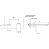 Remer I15LKBBG Смес умв RR i15LKB BG настенный встраив. для BOX15