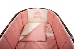 Комплект в кроватку Nuovita "Prestigio Atlante", 6 предметов. (champagne / шампань)