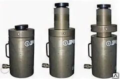 Домкрат гузовой с пружинным возвратом и фиксирующей гайкой Усилие 100 тс ДГ50П150Г