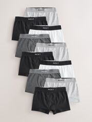 Трусы для мальчика Next E98-848, 10 шт., Черный, Серый, Белый
