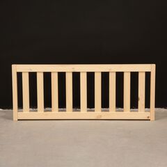 Бортик для кровати односпальной 90х200 Буфалина от падения из массива сосны, в лаке