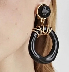 Серьги акцентные TORY BURCH с круглыми подвесками