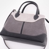 Сумка Саломея 415 мульти итальянский серо-черный