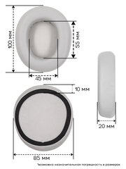 Амбушюры для наушников SteelSeries Arctis Nova Pro