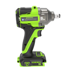 Гайковерт ударный Greenworks IW5500K5 24V (500Нм) аккумуляторный, с АКБ 5 А/ч и ЗУ