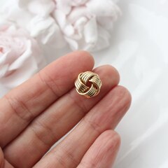 Бусина спейсер, 13.6*8,3 мм, позолота,П229