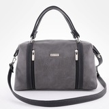 Сумка Саломея 127 македония серый + черный