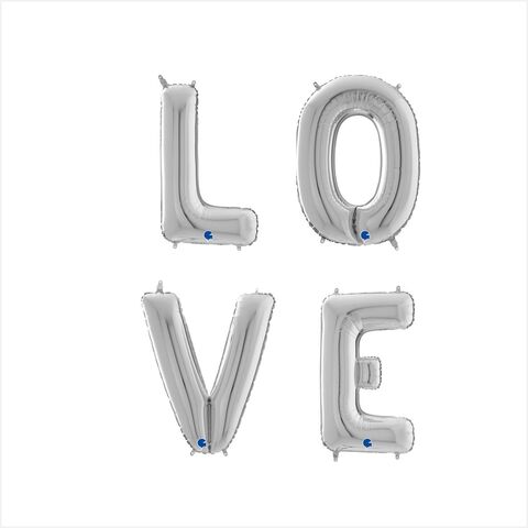 Г Надпись, Love, Серебро, 26