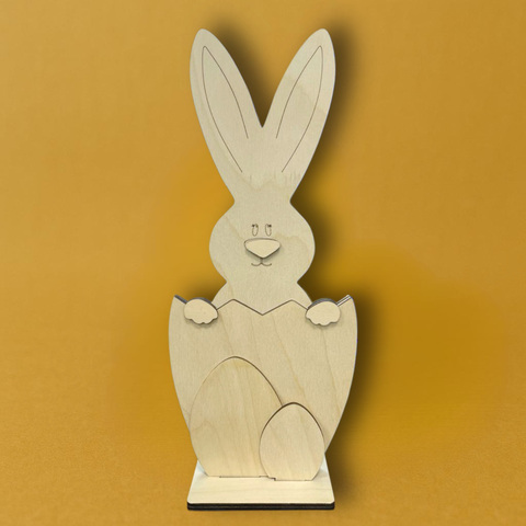Кролик в скорлупе, 22см*9см фанера