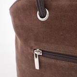 Сумка Саломея 620 эко-замша шоколад